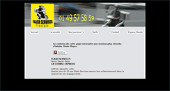 Desktop Screenshot of flashservices.com